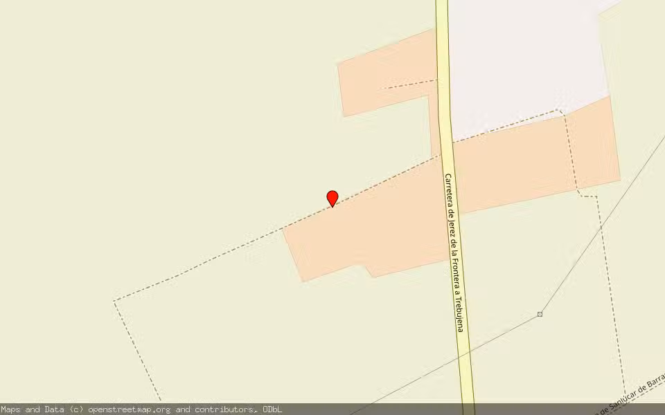 Mapa de Subasta Inmueble (Finca rústica) en Trebujena, Cádiz