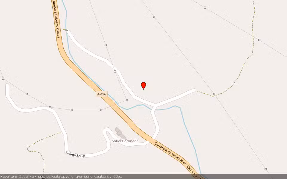 Mapa de Subasta Inmueble (Finca rústica) en Calañas, Huelva