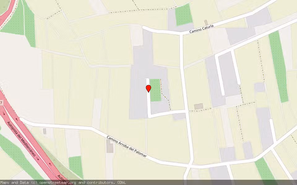 Mapa de Subasta Inmueble (Finca rústica) en Catral, Alicante/Alacant