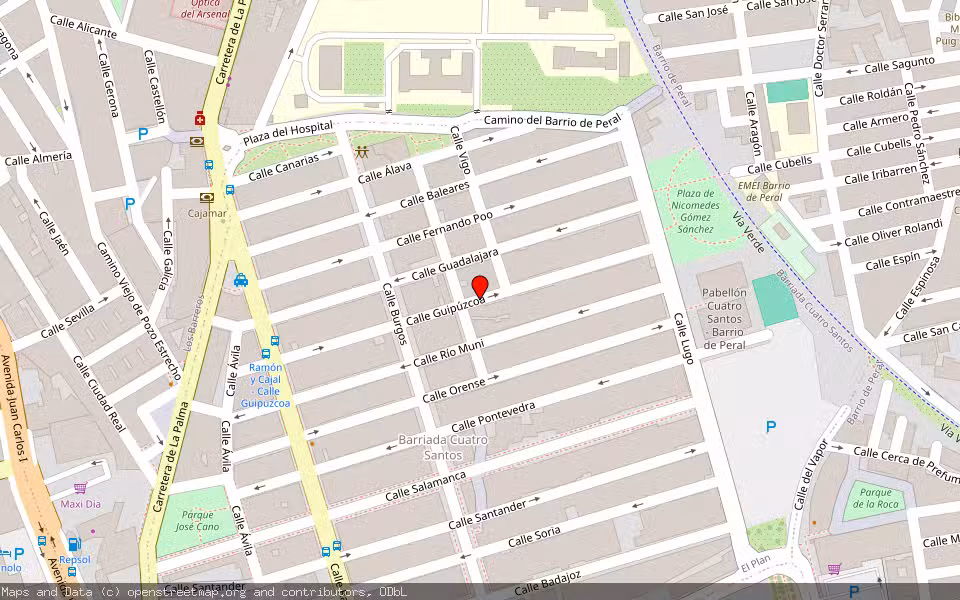 Mapa de Subasta Inmueble (Vivienda) en Cartagena, Murcia