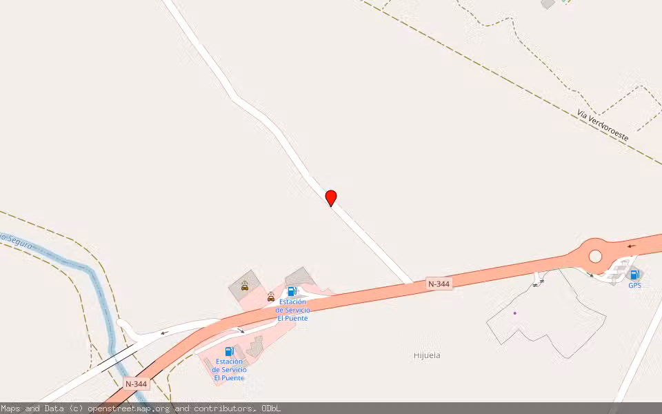 Mapa de Subasta Inmueble (Finca rústica) en Molina De Segura, Murcia