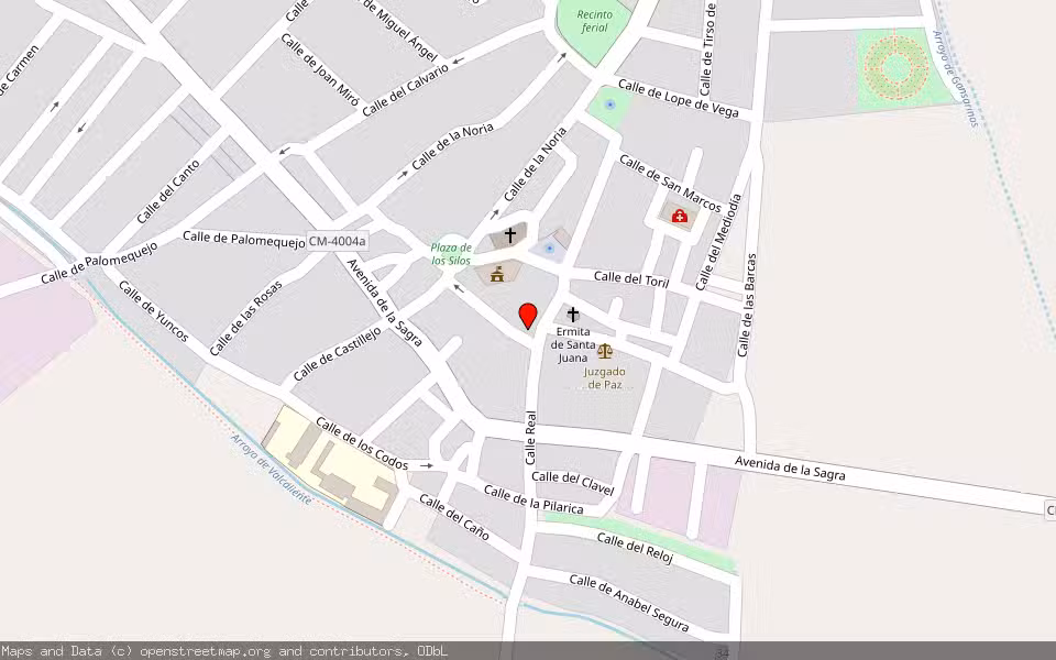 Mapa de Subasta Inmueble (Garaje) en Numancia De La Sagra, Toledo