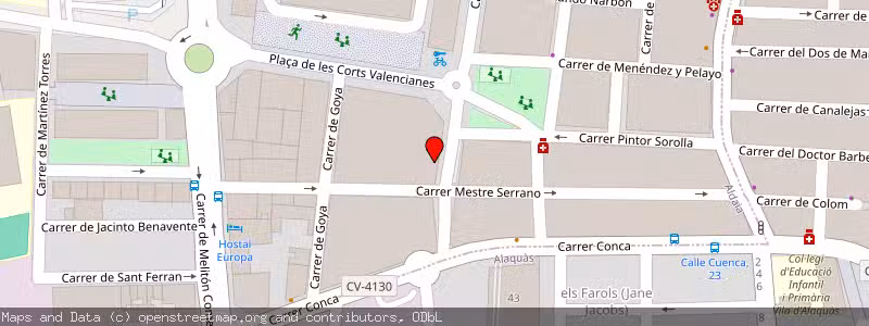 Mapa de Subasta de Inmueble (Vivienda) en Aldaia, Valencia 