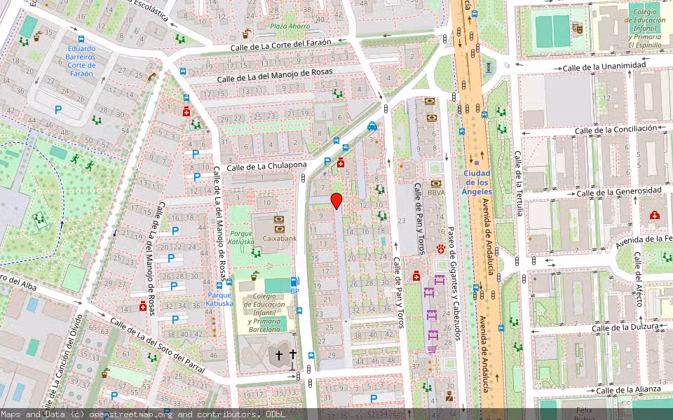 Mapa de Subasta Inmueble (Vivienda) en Madrid