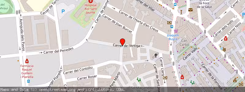 Mapa de Subasta de Inmueble (Vivienda) en Blanes, Gerona (Girona) 