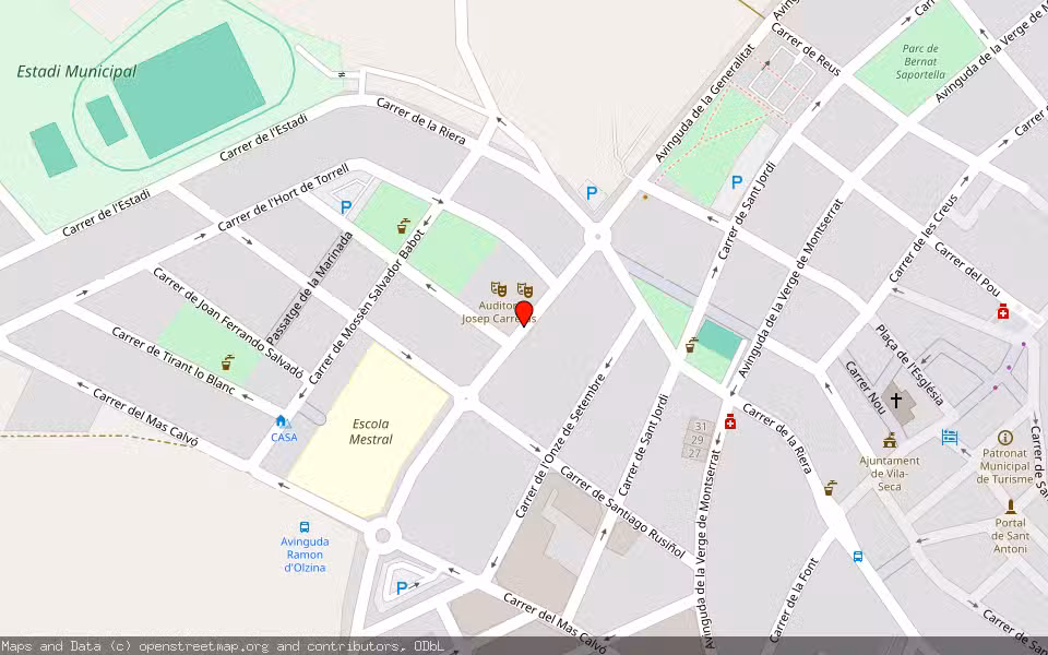 Mapa de Subasta Inmueble (Garaje) en Vila-seca, Tarragona