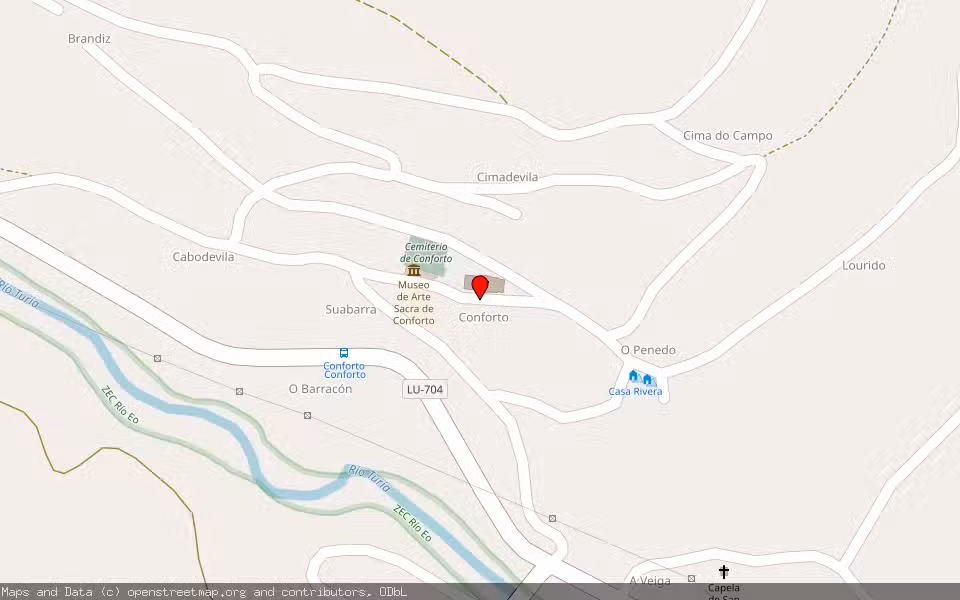 Mapa de Subasta Inmueble (Solar) en Pontenova (a), Lugo