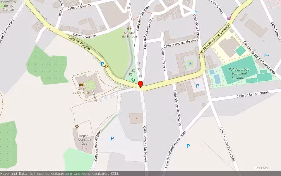 Mapa de Subasta Inmueble (Local comercial) en Chinchón, Madrid