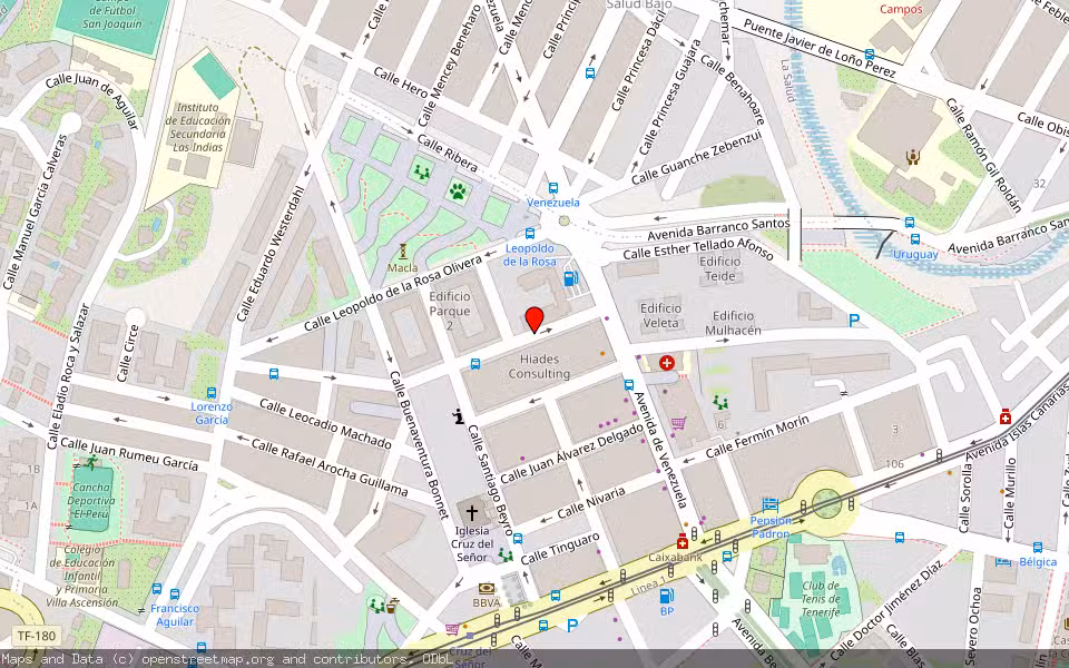 Mapa de Subasta Inmueble (Local comercial) en Santa Cruz De Tenerife