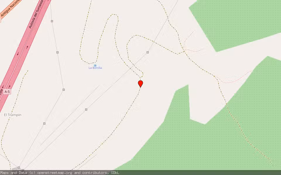 Mapa de Subasta Inmueble (Finca rústica) en Lobon, Badajoz