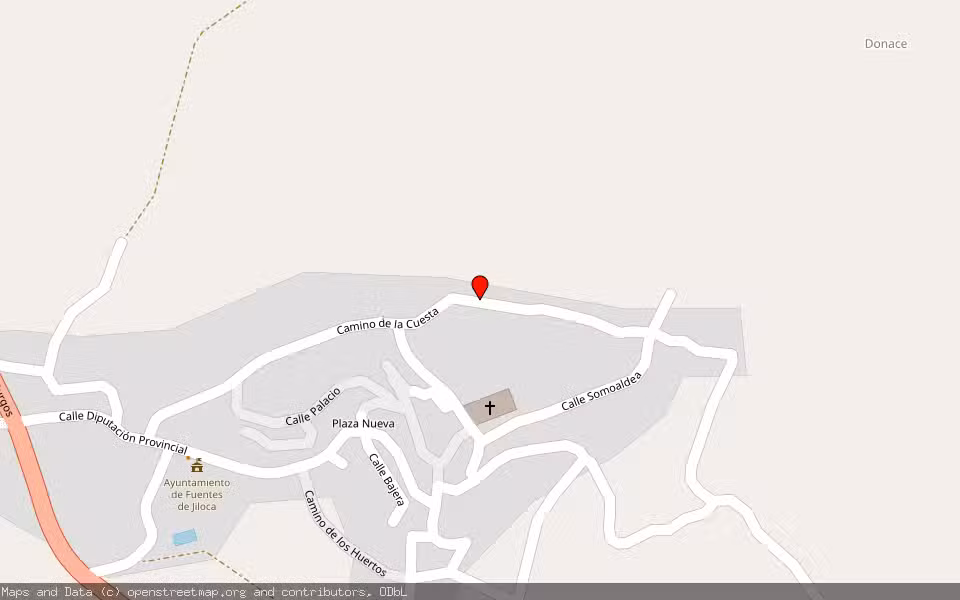 Mapa de Subasta Inmueble (Finca rústica) en Fuentes De Jiloca, Zaragoza