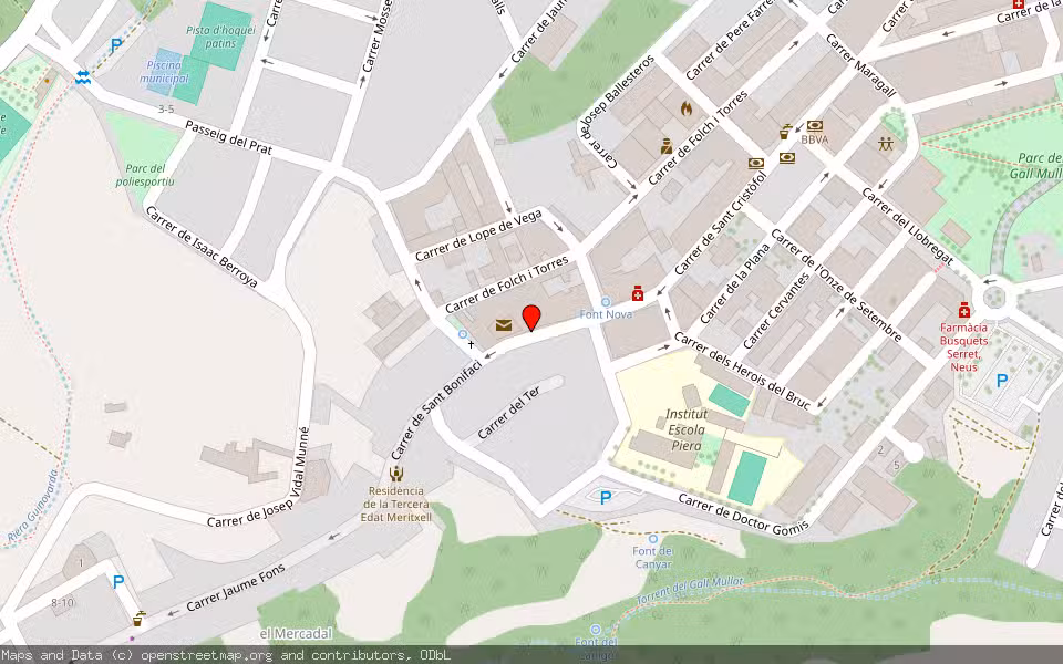 Mapa de Subasta Inmueble (Otros) en Piera, Barcelona