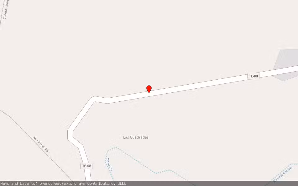 Mapa de Subasta Inmueble (Finca rústica) en Paraje La Rambla De Martin - Municipio Martin Del Rio, Teruel