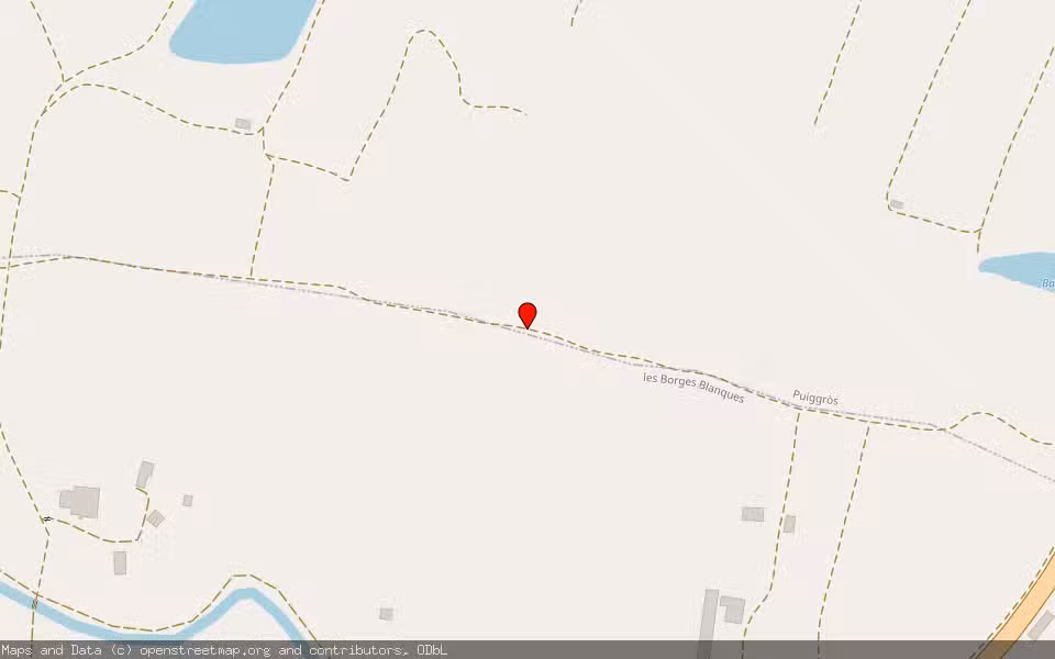Mapa de Subasta Inmueble (Finca rústica) en Puig-gros, Lleida