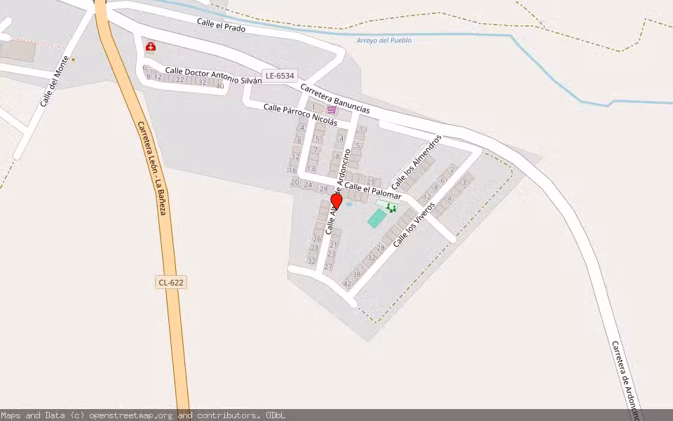 Mapa de Subasta Inmueble (Vivienda) en Ardoncino, León
