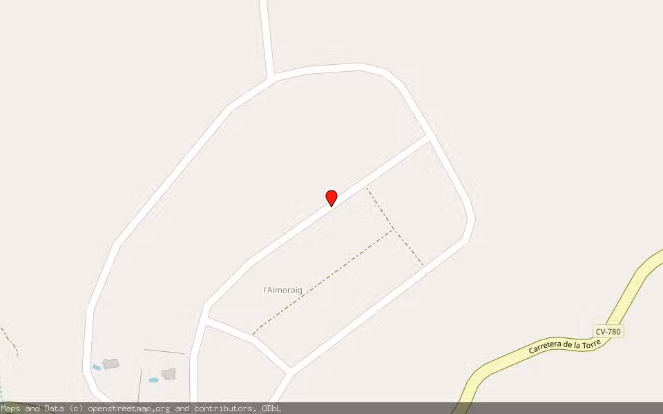 Mapa de Subasta Inmueble (Otros) en Xixona, Alicante/Alacant