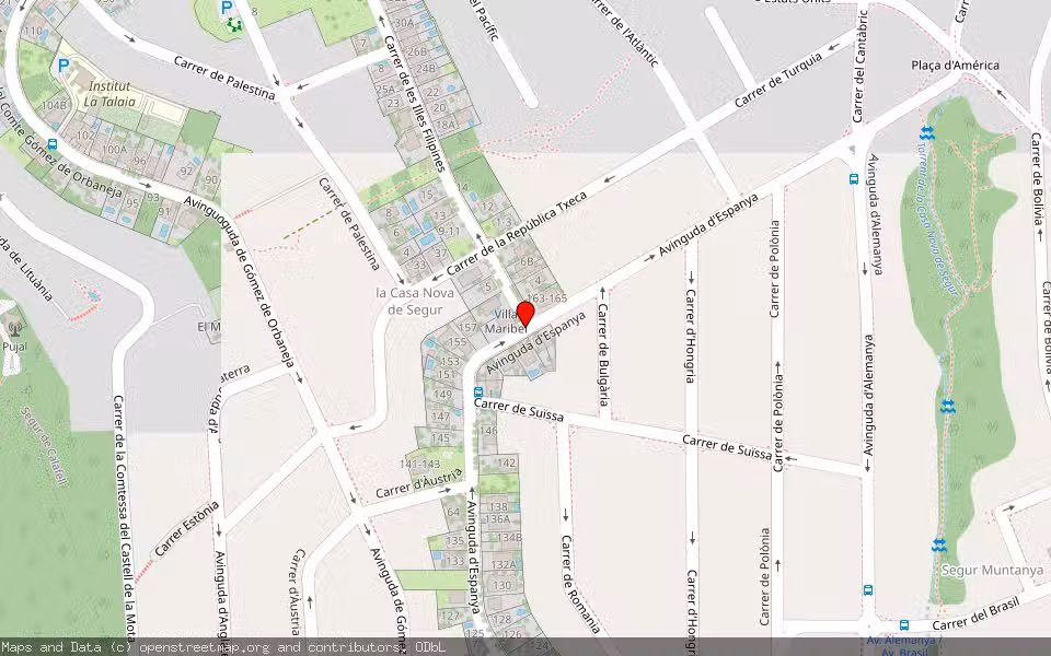 Mapa de Subasta Inmueble (Vivienda) en Segur De Calafell, Tarragona