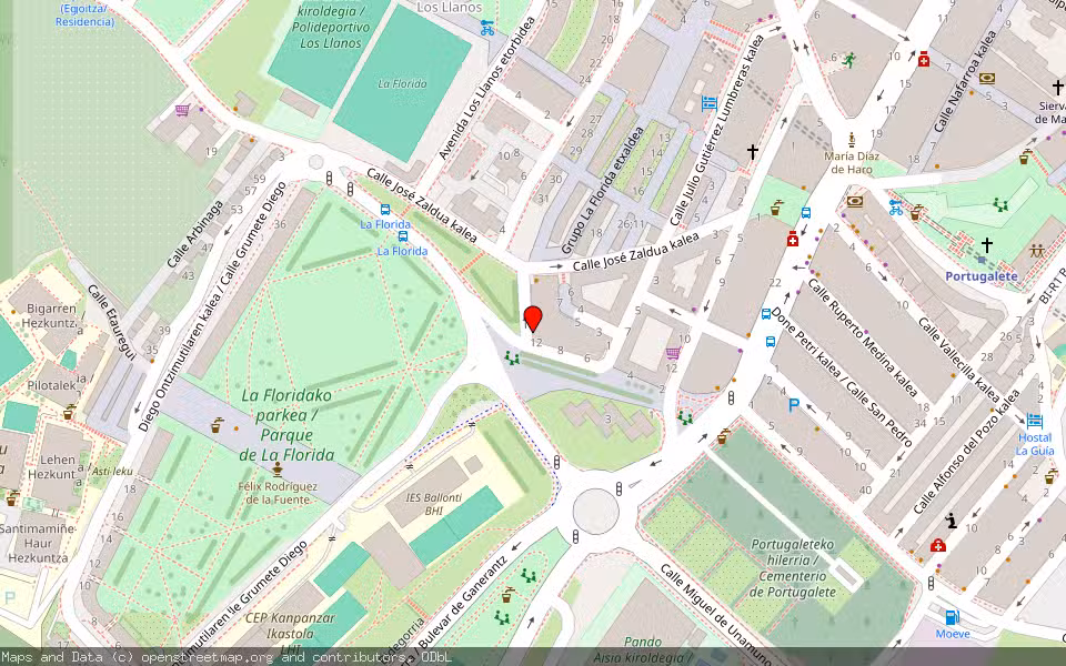 Mapa de Subasta Inmueble (Vivienda) en Portugalete, Bizkaia