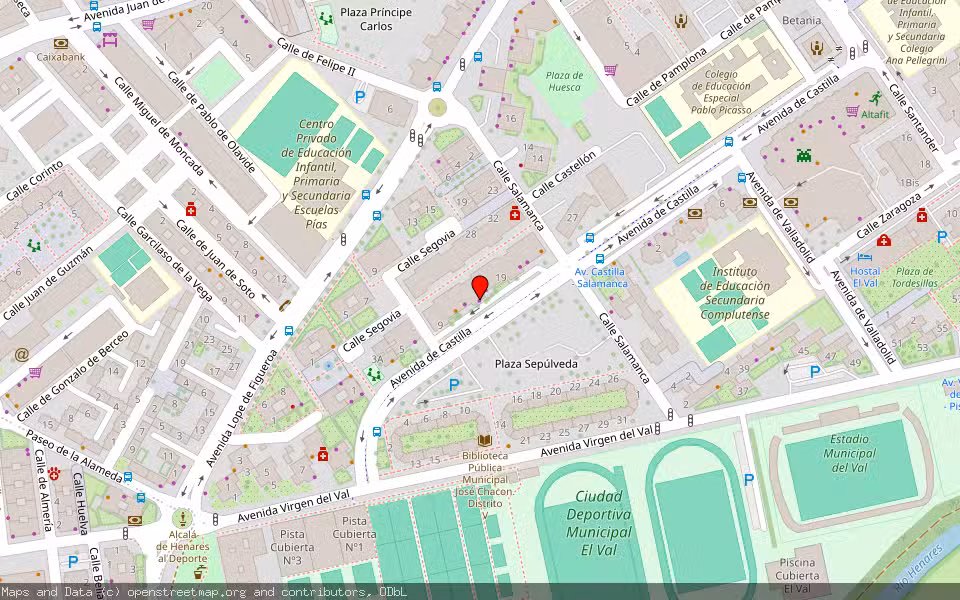 Mapa de Subasta Inmueble (Vivienda) en Alcala De Henares, Madrid