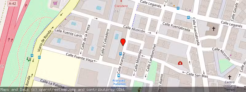 Mapa de Subasta de Inmueble (Vivienda) en Parla, Madrid 