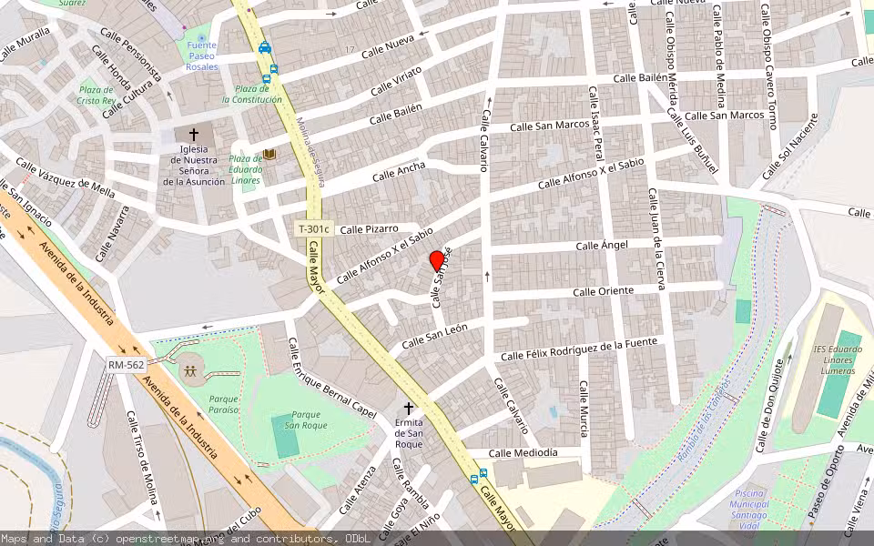 Mapa de Subasta Inmueble (Vivienda) en Molina De Segura, Murcia