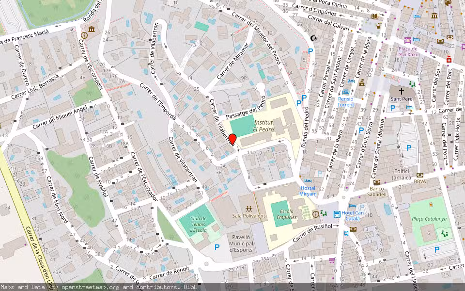 Mapa de Subasta Inmueble (Vivienda) en L'escala, Girona