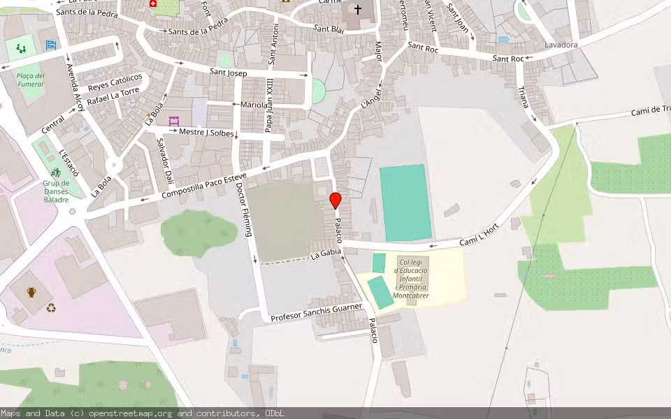Mapa de Subasta Inmueble (Vivienda) en Muro De Alcoy, Alicante/Alacant
