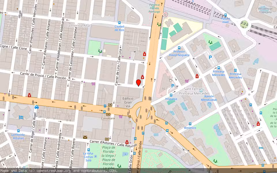 Mapa de Subasta Inmueble (Vivienda) en Alicante, Alicante/Alacant