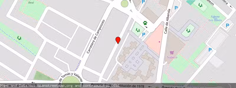 Mapa de Subasta de Inmueble (Vivienda) en San Fernado, Cádiz 