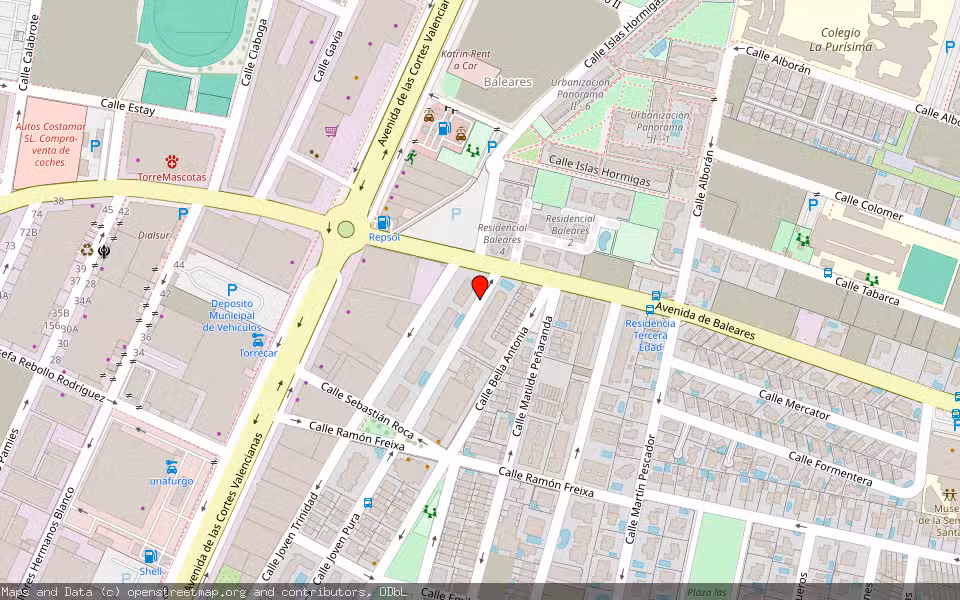 Mapa de Subasta Inmueble (Trastero) en Torrevieja, Alicante/Alacant