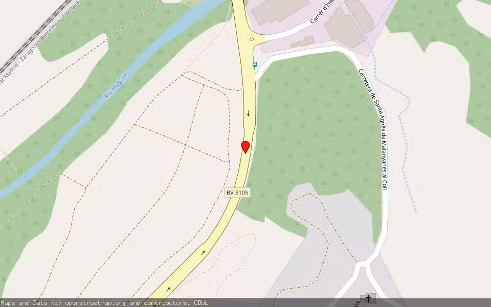 Mapa de Subasta Inmueble (Finca rústica) en Sant Agnes De Malanyanes, Barcelona