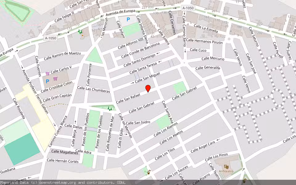 Mapa de Subasta Inmueble (Vivienda) en La Mojonera, Almería