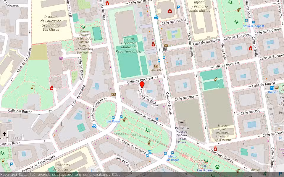 Mapa de Subasta Inmueble (Vivienda) en Madrid