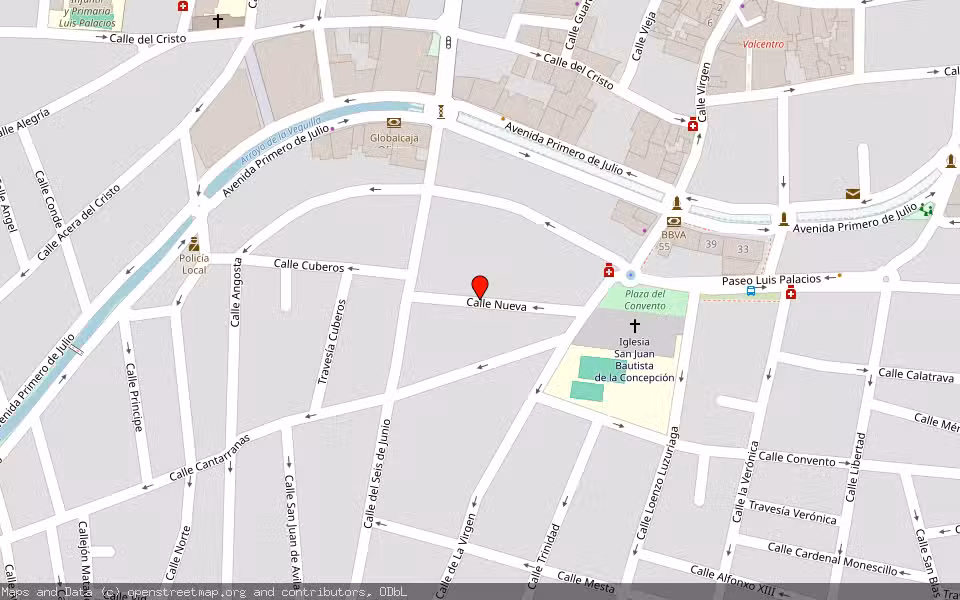 Mapa de Subasta Inmueble (Solar) en Valdepeñas, Ciudad Real