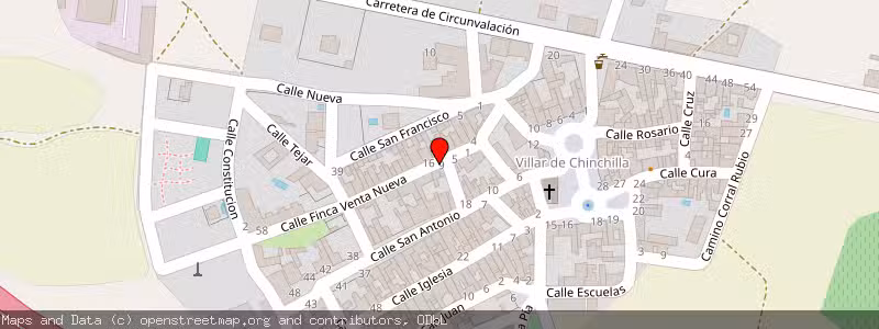 Mapa de Subasta de Inmueble (Vivienda) en Chinchilla De Monte-aragon, Albacete 