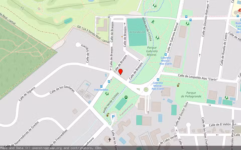 Mapa de Subasta Inmueble (Vivienda) en Madrid