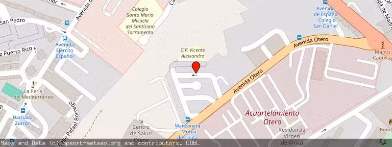 Mapa de Subasta de Inmueble (Vivienda) en Ceuta, Cantabria 