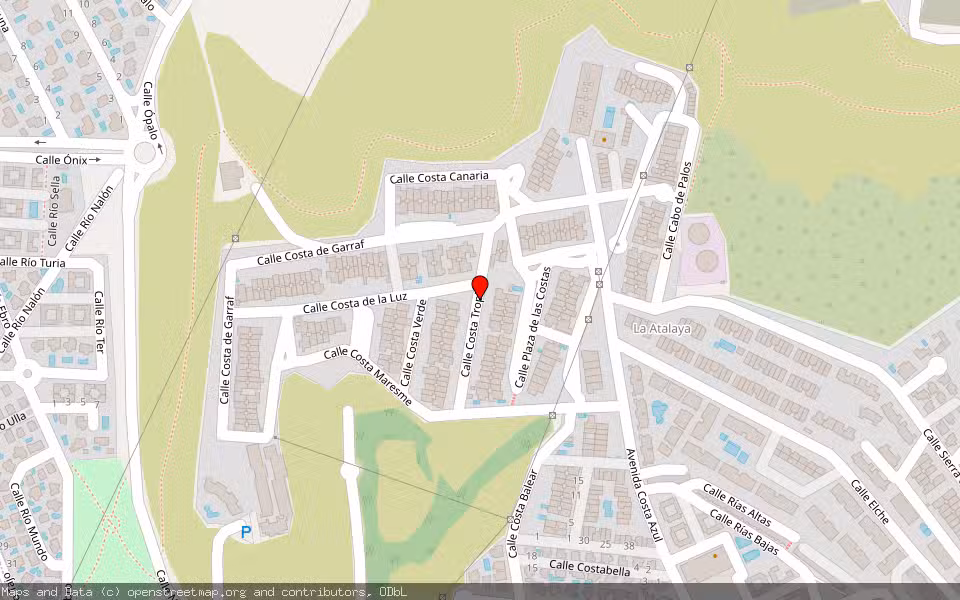 Mapa de Subasta Inmueble (Vivienda) en Rojales, Alicante/Alacant