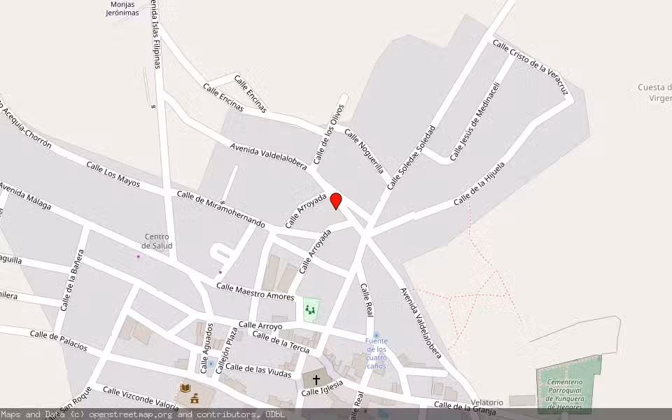 Mapa de Subasta Inmueble (Vivienda) en Yunquera De Henares, Guadalajara