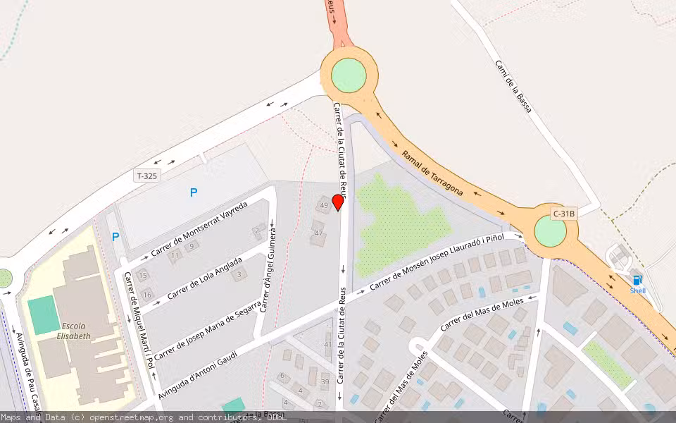 Mapa de Subasta Inmueble (Solar) en Salou, Tarragona