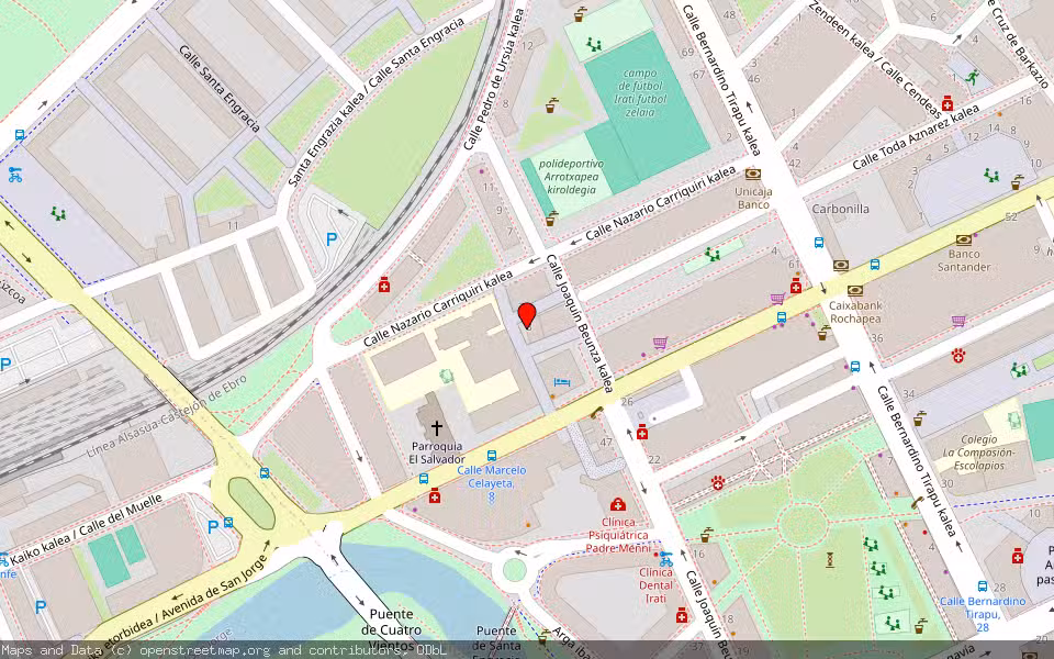 Mapa de Subasta Inmueble (Vivienda) en Pamplona, Navarra