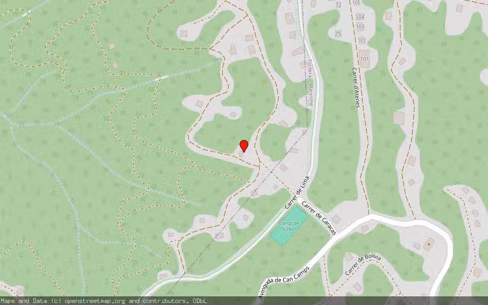 Mapa de Subasta Inmueble (Finca rústica) en Fogars De La Selva, Barcelona