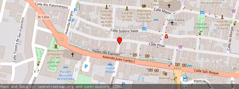 Mapa de Subasta de Inmueble (Trastero) en Santo Domingo De La Calzada, La Rioja 
