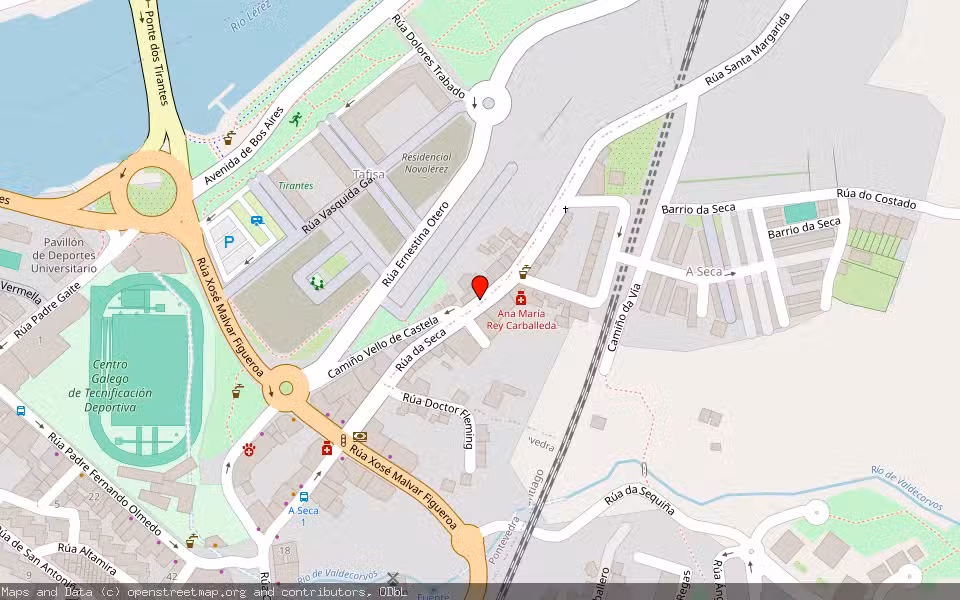 Mapa de Subasta Inmueble (Vivienda) en Pontevedra