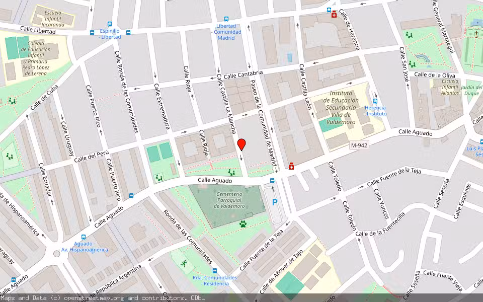 Mapa de Subasta Inmueble (Garaje) en Valdemoro, Madrid