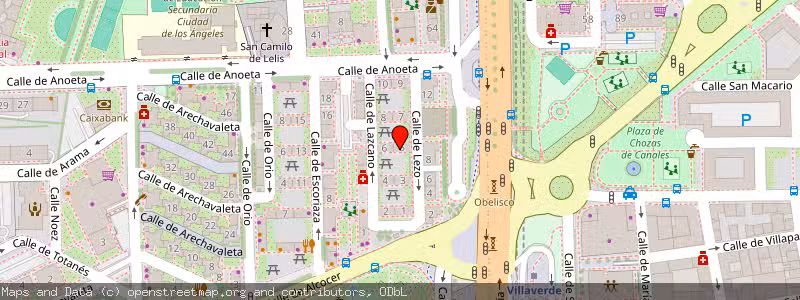 Mapa de Subasta de Inmueble (Vivienda) en Madrid, Madrid 