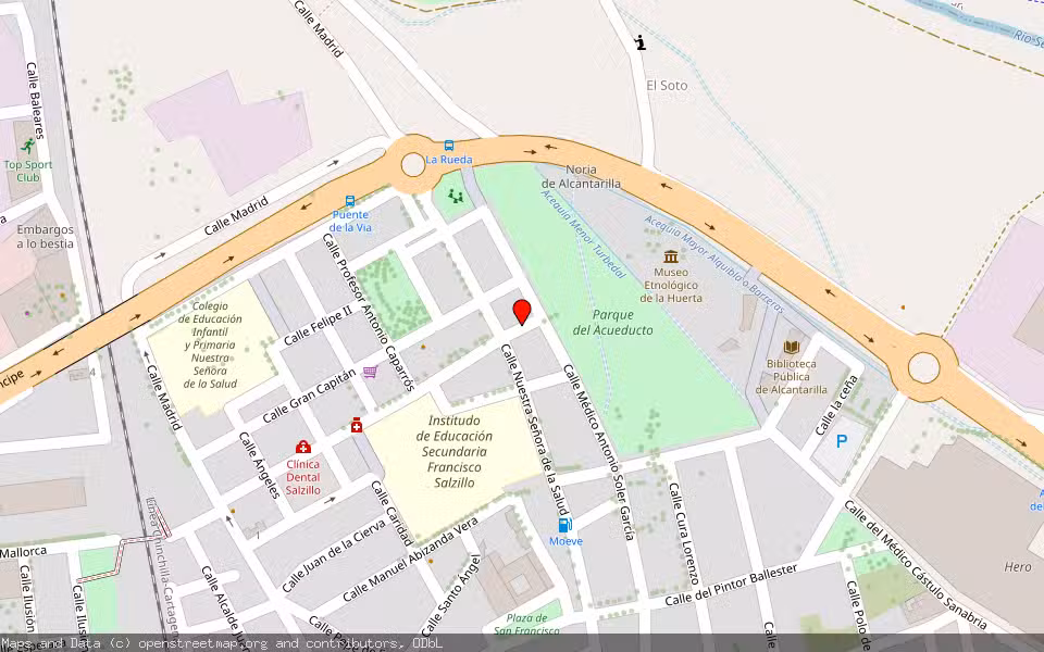 Mapa de Subasta Inmueble (Vivienda) en Alcantarilla, Murcia