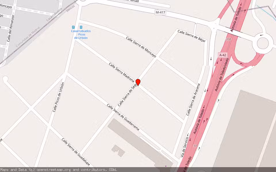 Mapa de Subasta Inmueble (Solar) en Illescas, Toledo