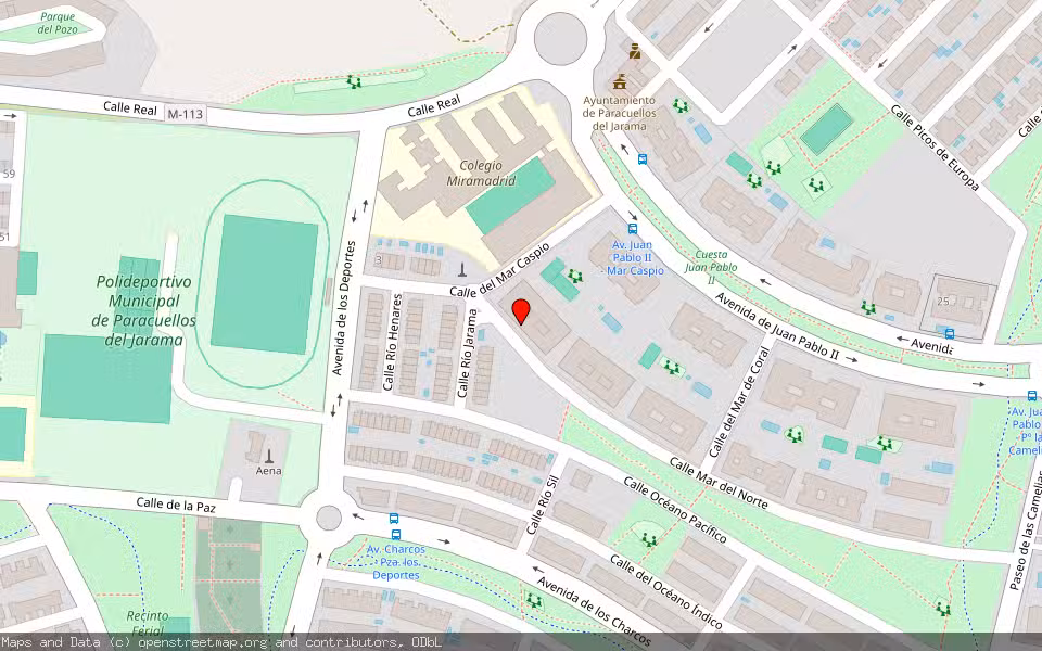 Mapa de Subasta Inmueble (Vivienda) en Paracuellos Del Jarama, Madrid