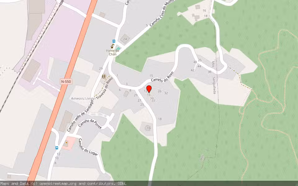 Mapa de Subasta Inmueble (Finca rústica) en Porriño, O, Pontevedra